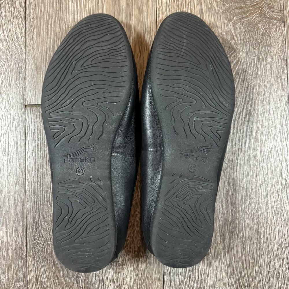 Dansko Lexie Mule Womens 40 Black Leather Slip On Comfort 9.5-10 - Picture 14 of 16